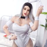 Hasen-Sexpuppe 159 cm mit D-Körbchen-Brüsten