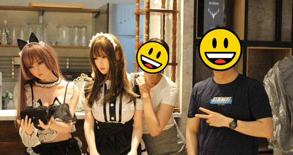 Ein Kaffee mit einer Sexpuppe in Taiwan